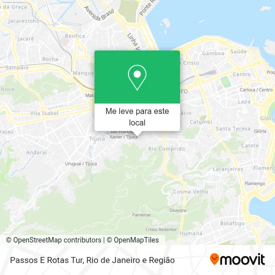 Passos E Rotas Tur mapa