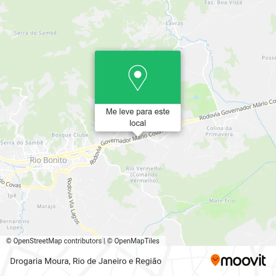 Drogaria Moura mapa