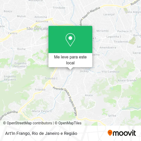 Art'In Frango mapa