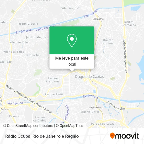 Rádio Ocupa mapa