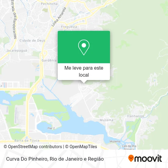 Curva Do Pinheiro mapa