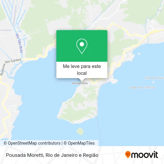 Pousada Moretti mapa
