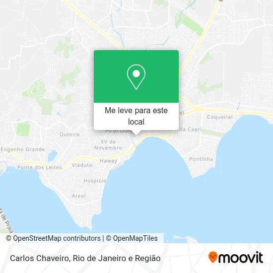 Carlos Chaveiro mapa