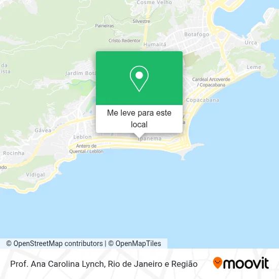 Prof. Ana Carolina Lynch mapa
