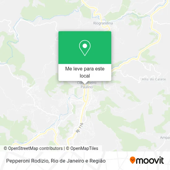 Pepperoni Rodizio mapa