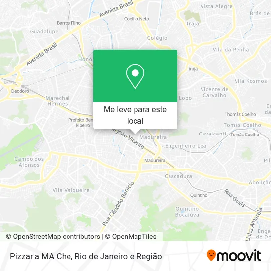 Pizzaria MA Che mapa