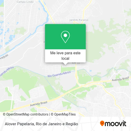 Alover Papelaria mapa