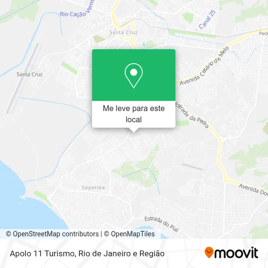 Apolo 11 Turismo mapa
