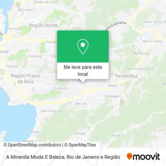 A Miranda Moda E Beleza mapa
