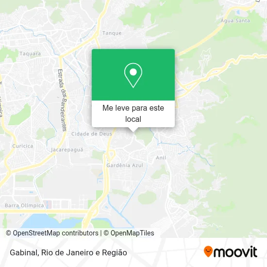 Gabinal mapa