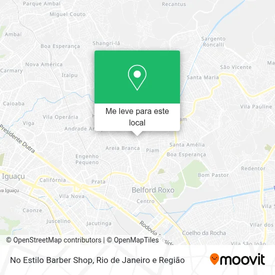 No Estilo Barber Shop mapa