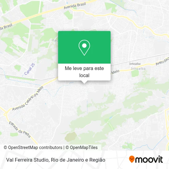 Val Ferreira Studio mapa