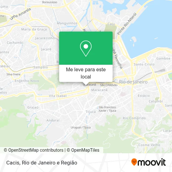 Cacis mapa
