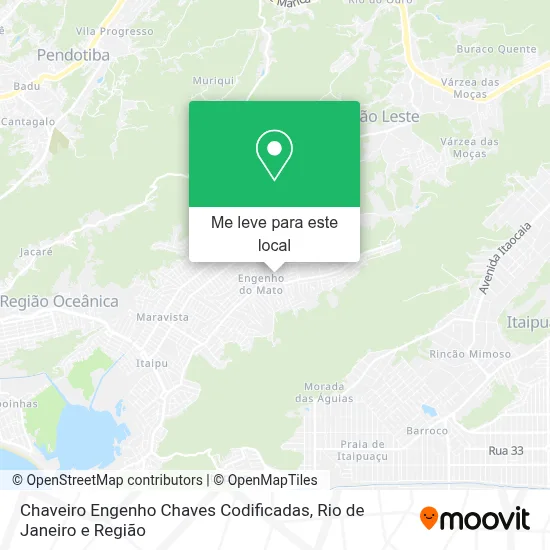 Chaveiro Engenho Chaves Codificadas mapa