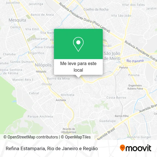 Refina Estamparia mapa
