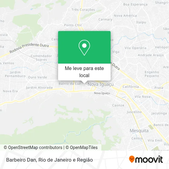 Barbeiro Dan mapa