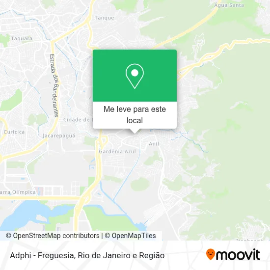 Adphi - Freguesia mapa