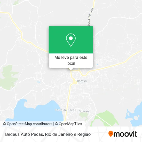 Bedeus Auto Pecas mapa