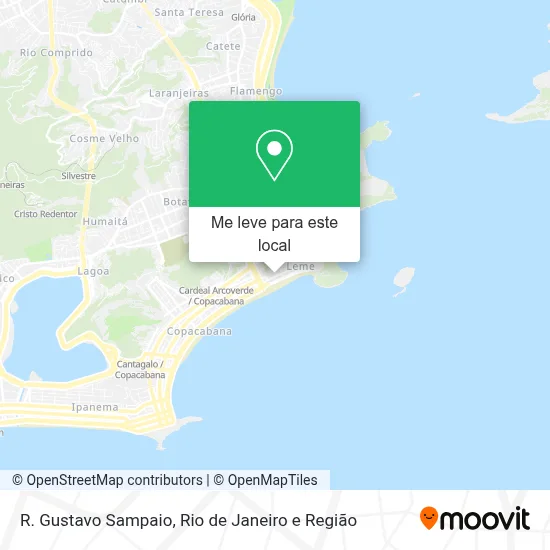 R. Gustavo Sampaio mapa
