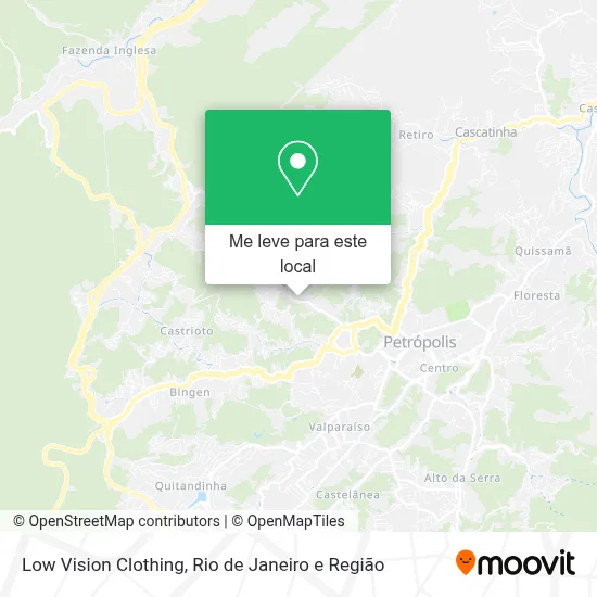 Low Vision Clothing mapa