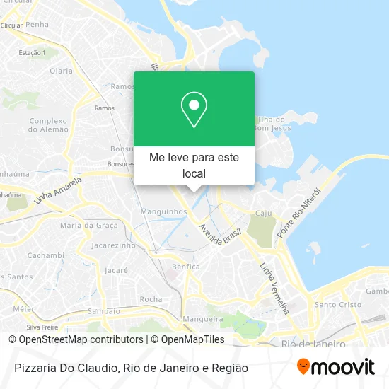 Pizzaria Do Claudio mapa