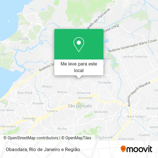 Obaodara mapa