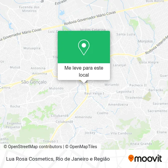 Lua Rosa Cosmetics mapa