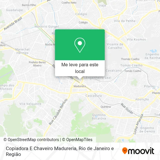 Copiadora E Chaveiro Madureria mapa