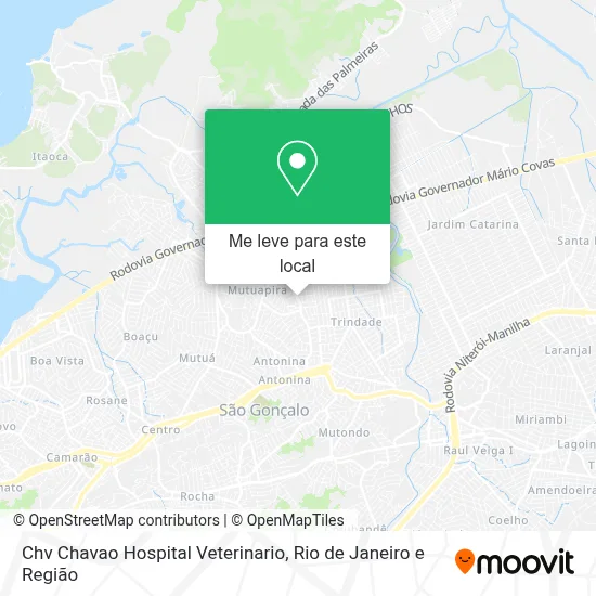 Chv Chavao Hospital Veterinario mapa