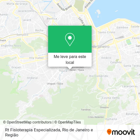 Rt Fisioterapia Especializada mapa