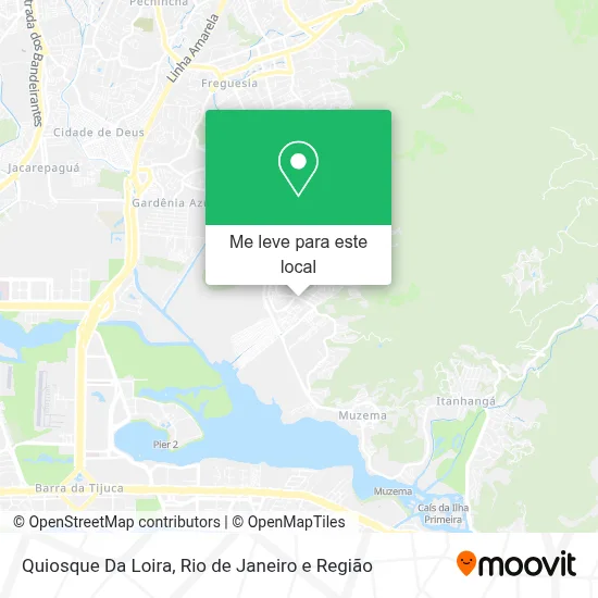 Quiosque Da Loira mapa