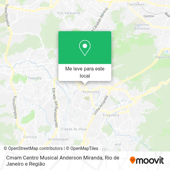 Cmam Centro Musical Anderson Miranda mapa