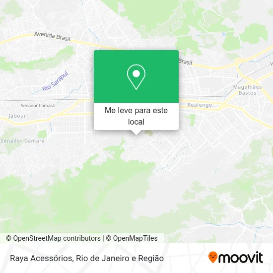 Raya Acessórios mapa