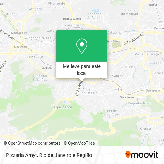 Pizzaria Amyt mapa