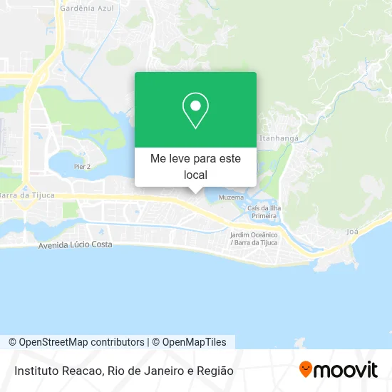 Instituto Reacao mapa