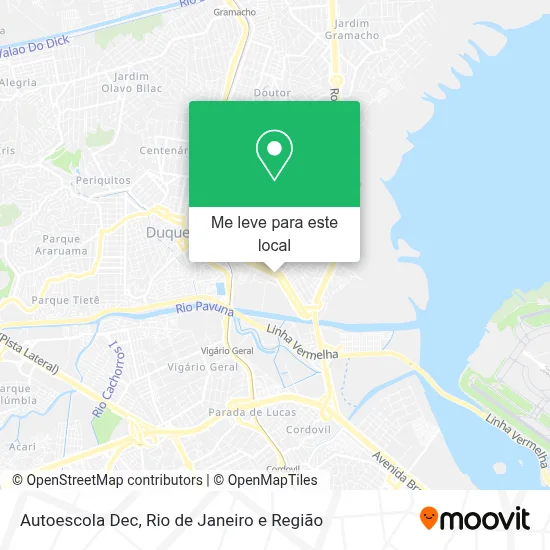 Autoescola Dec mapa