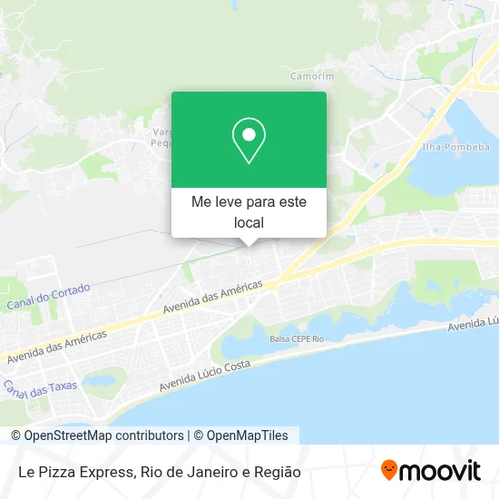 Le Pizza Express mapa