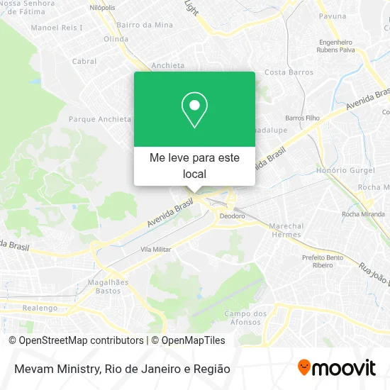 Mevam Ministry mapa