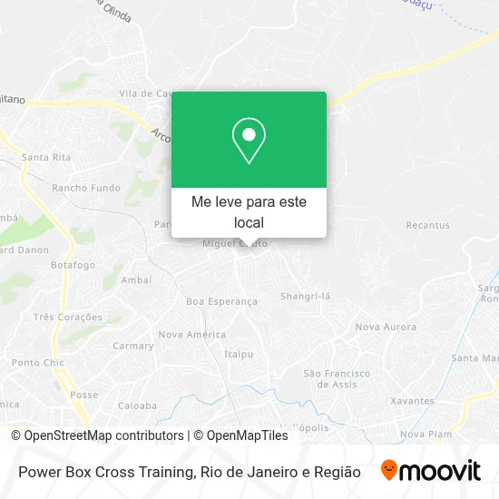 Power Box Cross Training mapa