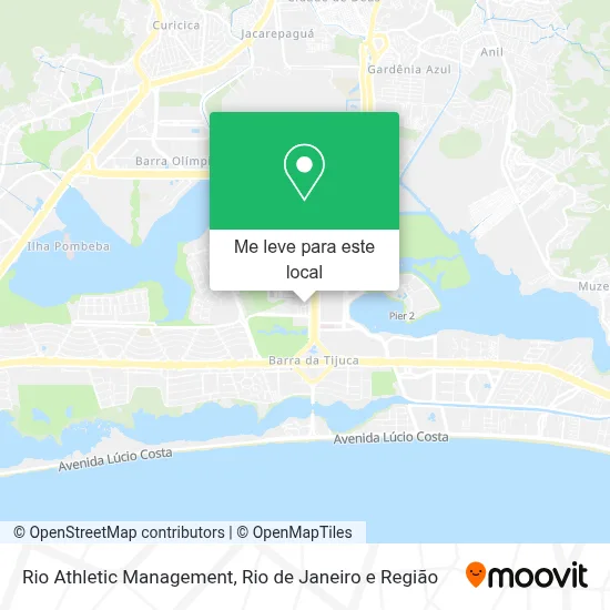 Rio Athletic Management mapa