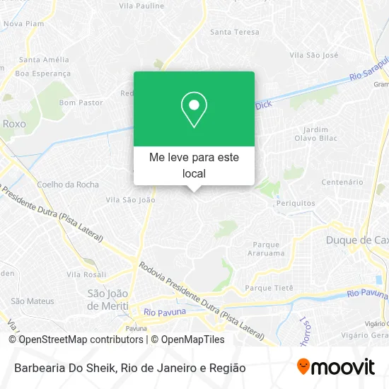 Barbearia Do Sheik mapa