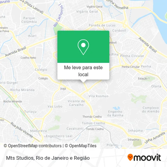 Mts Studios mapa