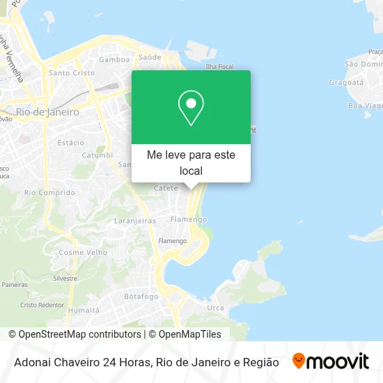 Adonai Chaveiro 24 Horas mapa