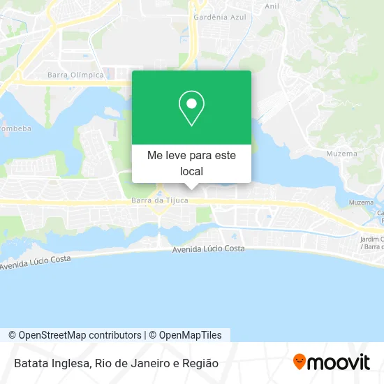 Batata Inglesa mapa