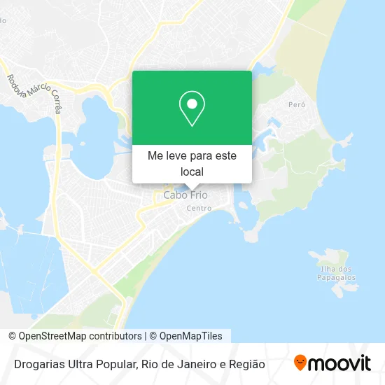 Drogarias Ultra Popular mapa