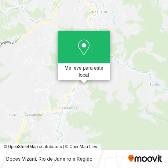 Doces Vizani mapa