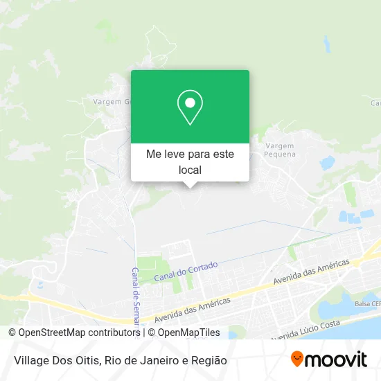 Village Dos Oitis mapa