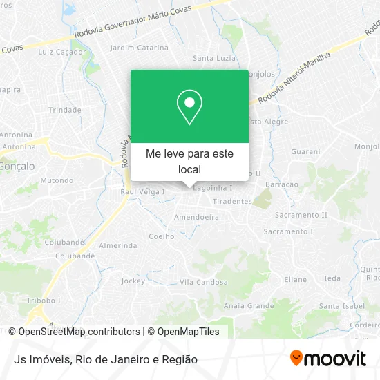 Js Imóveis mapa