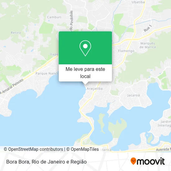 Bora Bora mapa