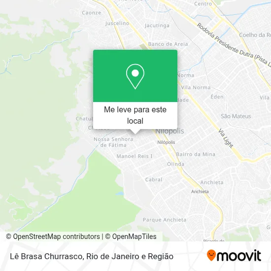 Lê Brasa Churrasco mapa
